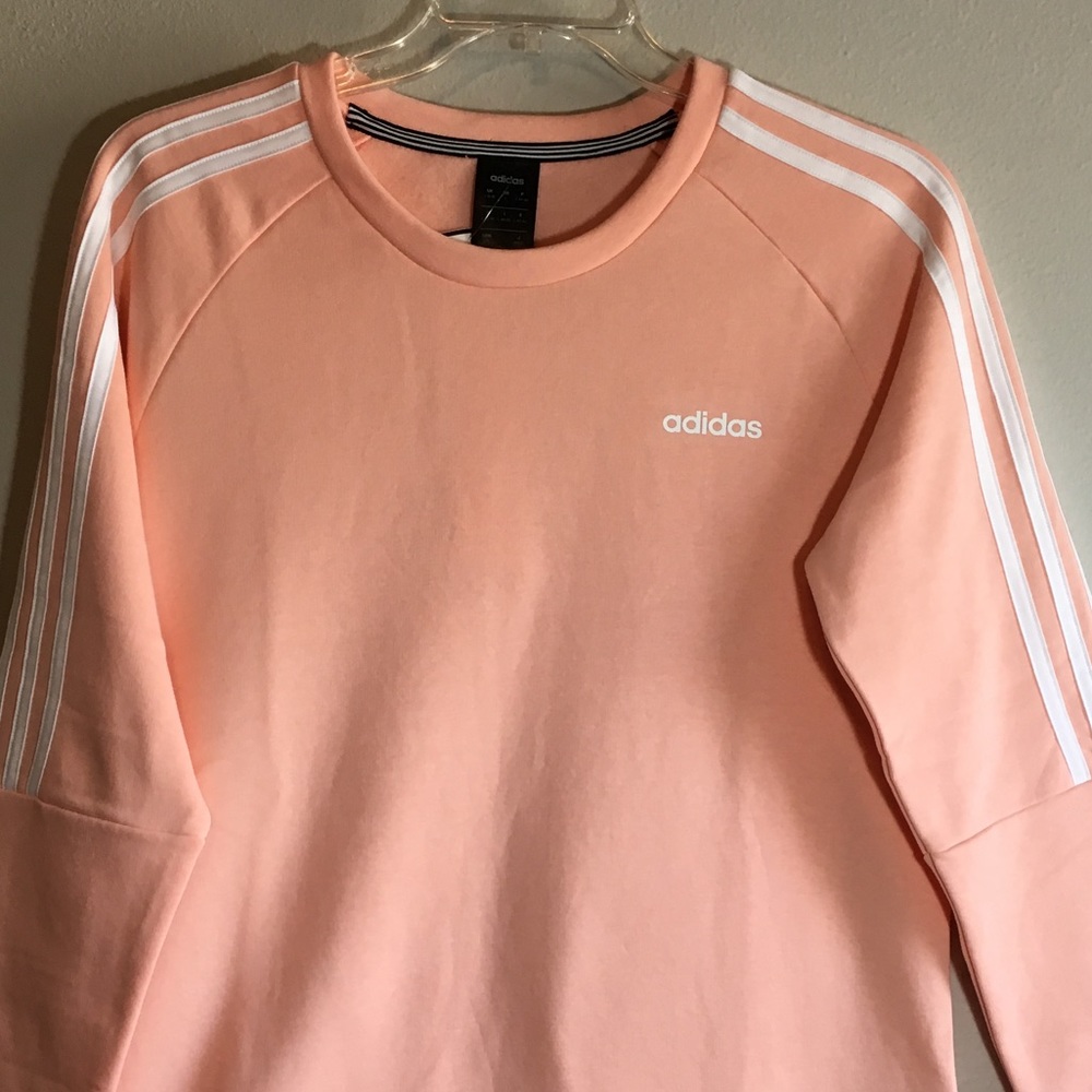 NWT Adidas Logo Sweatshirt Streetwear Fleece Top - Picture 9 of 11